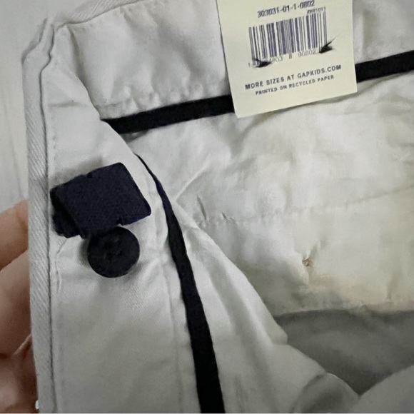 NWT GAP Boys Khaki Easy Fit Regular Uniform Tan Pants - Size 8 - Picture 9 of 10
